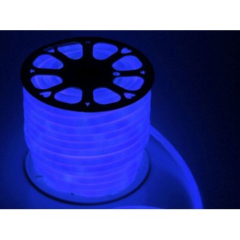 Гибкий неон 220V SMD 2835/120 (IP67) Blue (круглый)